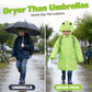 📢📢40% OFF !! ⏰Waterproof Kids Rain Poncho with Hood