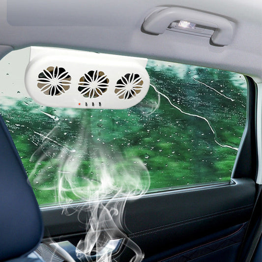 📢📢40% OFF !! ⏰Solar Air Circulation Exhaust Fan for Car - Cooling Artifact