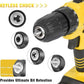 📢📢50% OFF !! ⏰ 21V Cordless Drill/Driver – 45Nm, 2 Batteries & LED 🔋