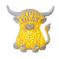 📢📢40% OFF !! ⏰Warm Glow Highland Cow Table Lamp