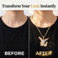 📢📢40% OFF !! ⏰Tri-Tone Angel Guardian Pendant Necklace🪽📿