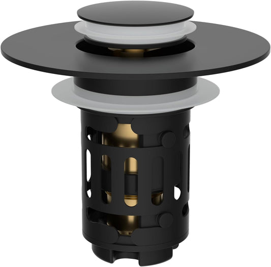 📢📢Buy 2 get 1 free !! ⏰Universal Pop-Up Sink Drain Stopper with Strainer