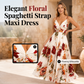 Women's Printed Spaghetti Strap Maxi Dress