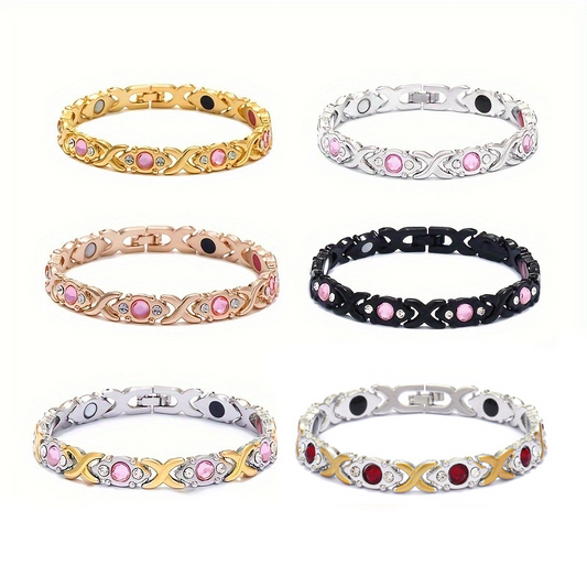 📢📢40% OFF !! ⏰Women's Elegant Adjustable Rhinestone Bracelet