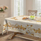 📢📢40% OFF !! ⏰Waterproof Gold Rose Tablecloth