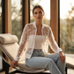 📢📢40% OFF !! ⏰Women's Summer Floral Sheer Mesh Jacket