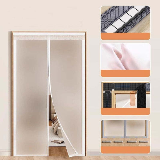 Magnetic Thermal Insulated Door Curtain
