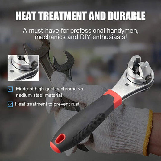 📢📢40% OFF !! ⏰Adjustable Ratchet Wrench