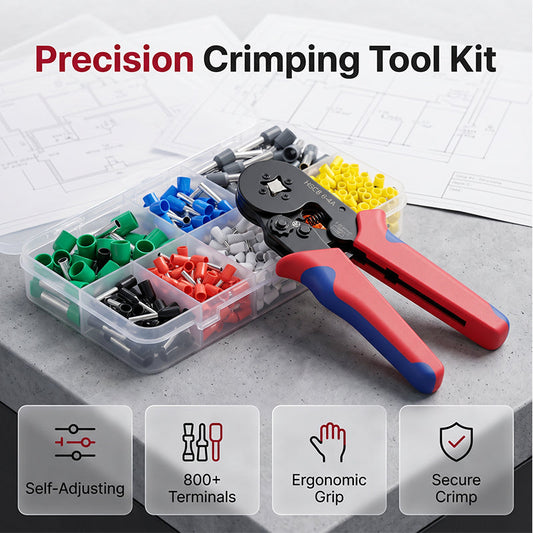 📢📢50% OFF !! ⏰Quick Crimp Ferrule Crimp Tool Kit