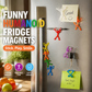 📢📢30% OFF !! ⏰🧲🧸 Posable magnetic figures – hold notes, relieve stress, brighten any space!