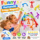 📢📢30% OFF !! ⏰🧲🧸 Posable magnetic figures – hold notes, relieve stress, brighten any space!