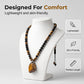 Men's Tiger's Eye Beaded Necklace