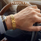 Unisex Stainless Steel Textured Link Bracelet