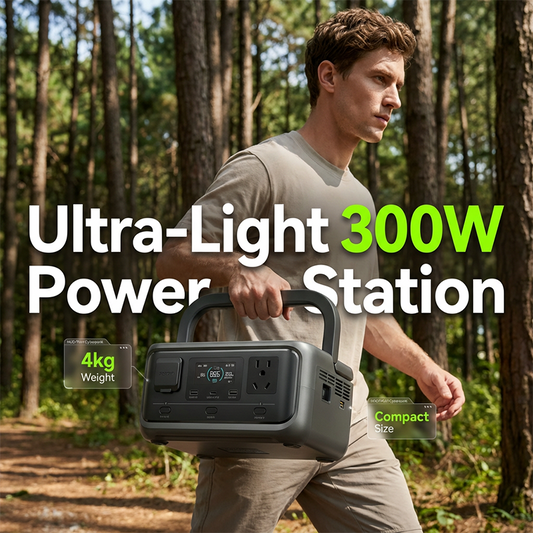 ⚡300W Outdoor Power Supply with LFP Battery