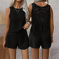 📢📢40% OFF !! ⏰Women's Casual Sleeveless Top Shorts 2-Piece Set