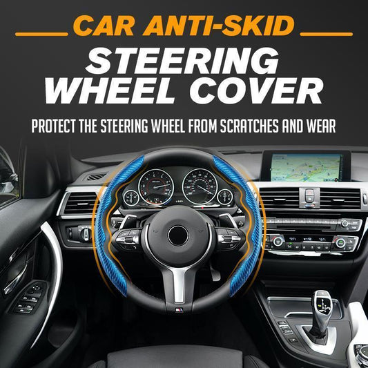 📢📢40% OFF !! ⏰Car Anti-Skid Steering Wheel Cover