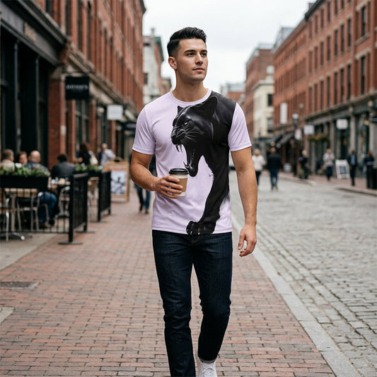 📢📢40% OFF !! ⏰Men's Breathable Graphic Printed T-Shirt