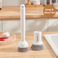 📢📢50% OFF !! ⏰Rotatable Hanging Pot Brush Set‑Easy‑Clean Kitchen Scrub Brush for Pots Pans & Sinks
