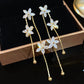 📢📢40% OFF !! ⏰Women's Sparkling Flower Tassel Earrings