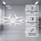 Deformable Snowflake LED Garage Light