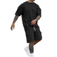 📢📢40% OFF !! ⏰ Men's Casual Short Sleeve T-Shirt Shorts Set