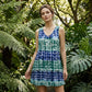 📢📢40% OFF !! ⏰ Women's Sleeveless V-Neck Tie-Dye Dress