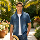 📢📢40% OFF !! ⏰Men's Casual Denim Short Sleeve Shirt