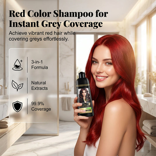 📢📢40% OFF !! ⏰3-in-1 Hair Color Shampoo & Conditioner for Gray Coverage