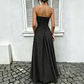 📢📢40% OFF !! ⏰ WOMEN'S OFF-SHOULDER POLKA DOT DRESS — Flattering Ruched Waist & Flowing A-Line Evening Wear ✨