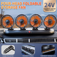 📢📢40% OFF !! ⏰4-Head Car Cooling Fan with 360 Degree Rotation