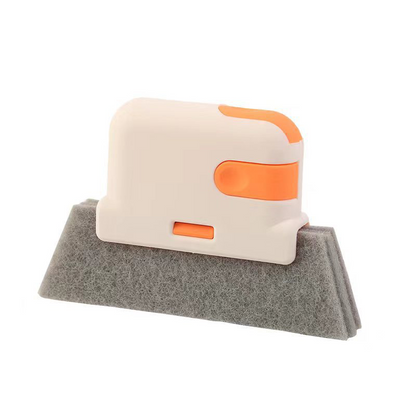 🔍 3-in-1 Window Track Cleaning Tool with Scrubbing Pad 💪