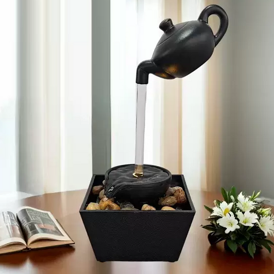 📢📢40% OFF !! ⏰Floating Illusion Teapot Water Fountain Decor