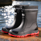 📢📢40% OFF !! ⏰Unisex Mid-Calf Waterproof Rain Boots