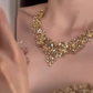 📢📢40% OFF !! ⏰Elegant Yellow Sparkling Rhinestone Jewelry