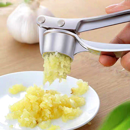 📢📢Buy 1 Get 1 Free !! ⏰Garlic Press Masher – Crush Garlic Fast Without Sticky Hands