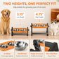 📢📢40% OFF !! ⏰Adjustable Height Ergonomic Elevated Pet Bowl