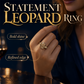 📢📢33% OFF !! ⏰Vintage Leopard Print Oval Ring