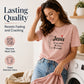 📢📢40% OFF !! ⏰Women's Letter Print Casual Short-Sleeve Tee 👕 Say It with Style – A Bold Print for Laid-Back Days ✨