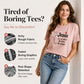 📢📢40% OFF !! ⏰Women's Letter Print Casual Short-Sleeve Tee 👕 Say It with Style – A Bold Print for Laid-Back Days ✨