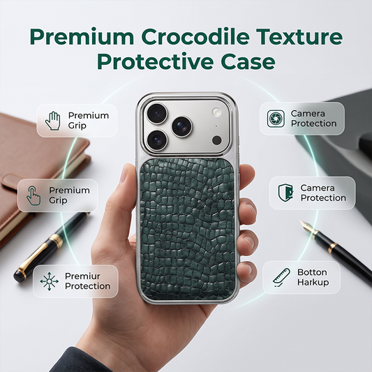 📢📢40% OFF !! ⏰Alligator Pattern Slim Phone Case