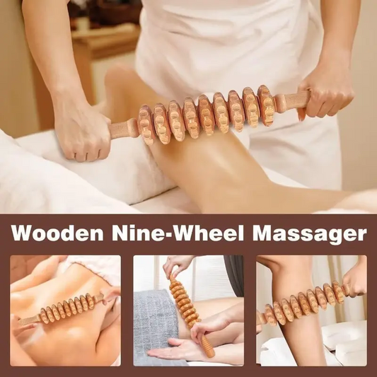 📢📢40% OFF !! ⏰7-Piece Wooden Therapy Massage Tool Set