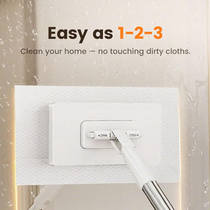 📢📢40% OFF !! ⏰Retractable Snap Grip Mini Flat Mop