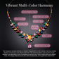 🌸 50% OFF NOW! 💎 Women Casual Colorful Floral Necklace Set – Vibrant flowers, lightweight & elegant – Perfect for everyday wear & special occasions ✨