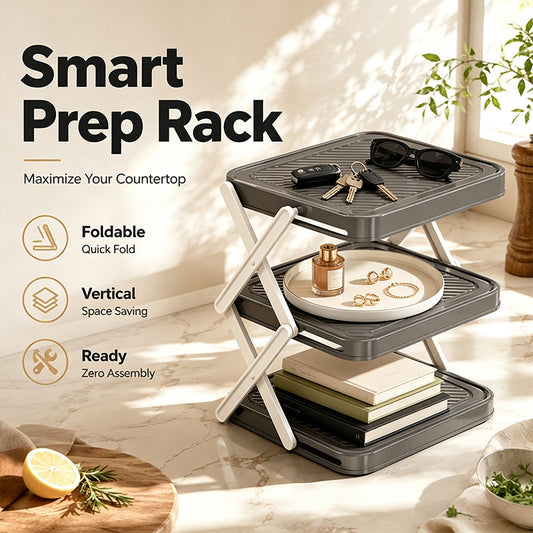 📢📢50% OFF !! ⏰Multi-Layer Space-Saving Kitchen Prep Dish Storage