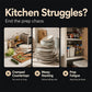 📢📢50% OFF !! ⏰Multi-Layer Space-Saving Kitchen Prep Dish Storage