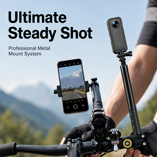 📢📢40% OFF !! ⏰Motorcycle Bicycle Third Person Perspective Camera Bracket Mount