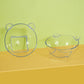 3-in-1 Pet Double Bowls with Automatic Water Dispenser