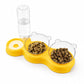📢📢40% OFF !! ⏰3-in-1 Pet Double Bowls with Automatic Water Dispenser