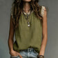 📢📢50% OFF !! ⏰Women's Round Neck Sleeveless Lace Top