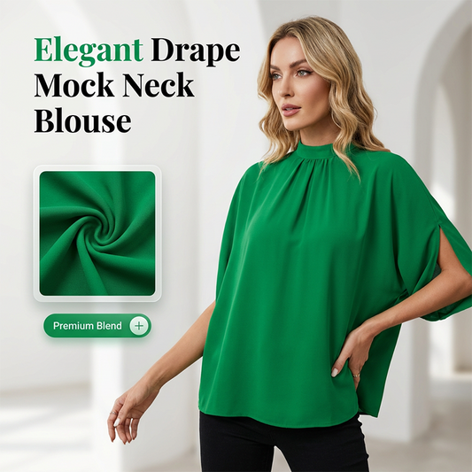 📢📢40% OFF !! ⏰Women's Elegant Mock Neck Top